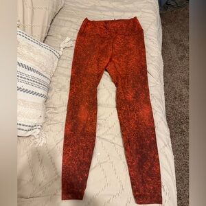 Lululemon red leggings